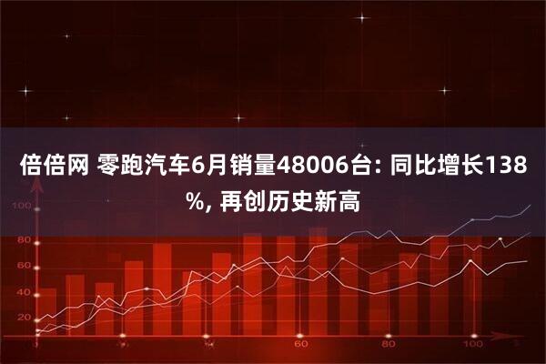 倍倍网 零跑汽车6月销量48006台: 同比增长138%, 再创历史新高