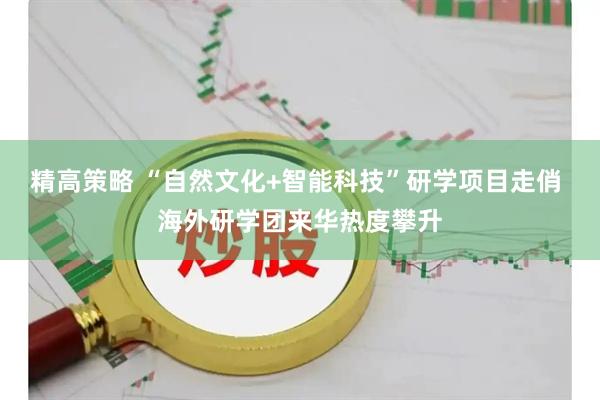 精高策略 “自然文化+智能科技”研学项目走俏 海外研学团来华热度攀升