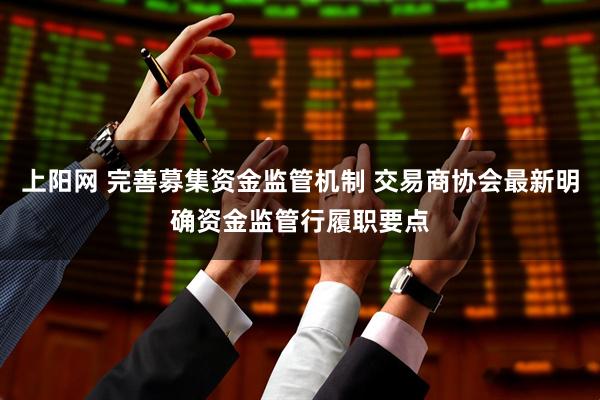 上阳网 完善募集资金监管机制 交易商协会最新明确资金监管行履职要点